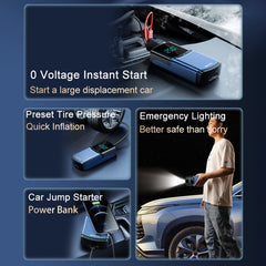 BN03H 8400mAh Car Emergency Starting Power Supply Air Pump Integrated Machine, High-end Version, BN03H