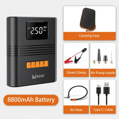 D7L 8800mAh Multifunctional Car Emergency Starting Power Supply Air Pump Integrated Machine, D7L