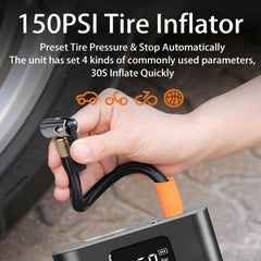 D7L 8800mAh Multifunctional Car Emergency Starting Power Supply Air Pump Integrated Machine, D7L