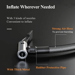 D7L 8800mAh Multifunctional Car Emergency Starting Power Supply Air Pump Integrated Machine, D7L