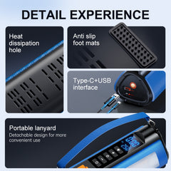 TS03C 6000mAh + EVA Bag Car Emergency Start Power Supply Air Pump Integrated Machine, Low Version, Low Version