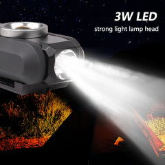 1902A Folding Magnet Car Inspection Light Work Maintenance Lamp Emergency COB LED USB Charging Lamp, 1902A