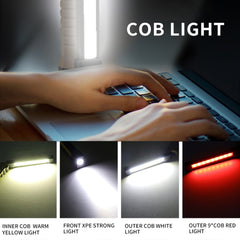 FT20 Folding Magnet Car Inspection Light Work Maintenance Lamp Strong Emergency COB LED Lamp, FT20, FT20 Khaki