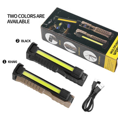 FT20 Folding Magnet Car Inspection Light Work Maintenance Lamp Strong Emergency COB LED Lamp, FT20, FT20 Khaki