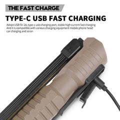 FT20 Folding Magnet Car Inspection Light Work Maintenance Lamp Strong Emergency COB LED Lamp, FT20, FT20 Khaki