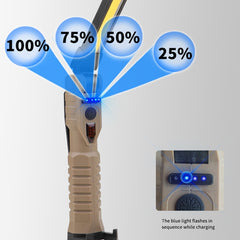 FT20 Folding Magnet Car Inspection Light Work Maintenance Lamp Strong Emergency COB LED Lamp, FT20, FT20 Khaki