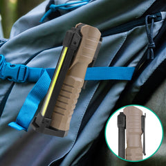 FT20 Folding Magnet Car Inspection Light Work Maintenance Lamp Strong Emergency COB LED Lamp, FT20, FT20 Khaki