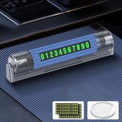 Car Multi-functional Emergency Safety Hammer Temporary Parking Dual Number Plate