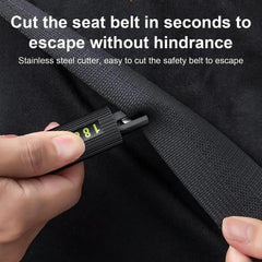 Car Multi-functional Emergency Safety Hammer Temporary Parking Dual Number Plate