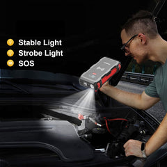 FOXSUR FJS-700 12V Car Multifunctional Wireless Charging Emergency Start Power Supply, FJS-700