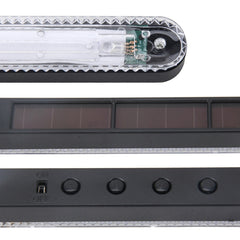 Colorful Lamp Beads Solar Emergency Warning Light Anti Collision Car Truck Van Strobe Light Warning Flashing Atmosphere Lamp Solar Colorful Atmosphere Lamp, CS-N01