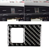 Car Carbon Fiber Emergency Light Frame Decorative Sticker for Volkswagen Golf 7 2013-2017, Left Drive, Emergency Light Frame