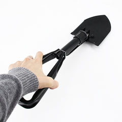 Car Multi-function Emergency Vehicle Metal Steel Ice Snow Mud Sand Shovel Folding Shovel Car High-strength Snow Shovel Ice Scraper, Steel Ice Shovel