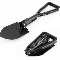 Car Multi-function Emergency Vehicle Metal Steel Ice Snow Mud Sand Shovel Folding Shovel Car High-strength Snow Shovel Ice Scraper, Steel Ice Shovel