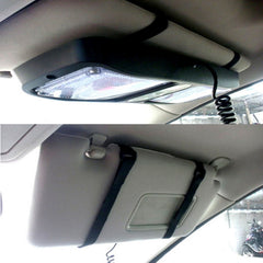 High qulaity DC 12V,9W LED Waterproof Car Sunshade Red Light And Blue Light Warning Lights Strobe Emergency Lights Flashing Light with 12 Kinds Flash Patterns, Red+Blue