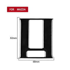 For Mazda 3 Axela 2010-2013 Car Emergency Light Switch B Decorative Sticker, Left and Right Drive Universal, Emergency Light Switch B