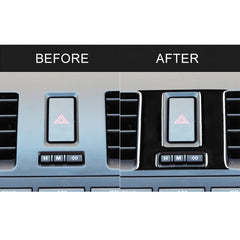 For Mazda 3 Axela 2010-2013 Car Emergency Light Switch B Decorative Sticker, Left and Right Drive Universal, Emergency Light Switch B