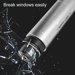2 in 1 Car Multifunctional Safety Rescue Hammer Life Saving Escape Emergency Hammer Seat Belt Cutter Window Glass Breaker