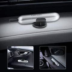 2 in 1 Car Multifunctional Safety Rescue Hammer Life Saving Escape Emergency Hammer Seat Belt Cutter Window Glass Breaker