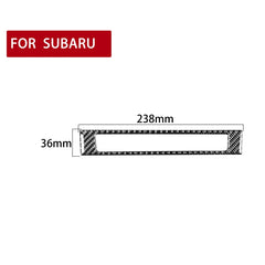 Car Carbon Fiber Emergency Light Frame Decorative Sticker for Subaru BRZ / Toyota 86 2017-2019, Left and Right Drive Universal, Emergency Light Frame