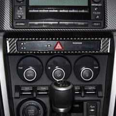 Car Carbon Fiber Emergency Light Frame Decorative Sticker for Subaru BRZ / Toyota 86 2017-2019, Left and Right Drive Universal, Emergency Light Frame