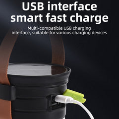 USB Multi-function Portable Rechargeable Solar Emergency Camping Lamp Flashlight
