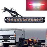 DC12V-24V / 36W Car Truck Emergency Strobe Flash Warning Light 12LEDs Long Ultra-thin Side Lights, DC12V-24V / 36W