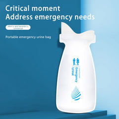 4pcs / Set Vehicle Emergency Urine Bags Unisex Disposable Portable Toilet 700ml, 700ml