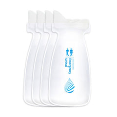 4pcs / Set Vehicle Emergency Urine Bags Unisex Disposable Portable Toilet 700ml, 700ml