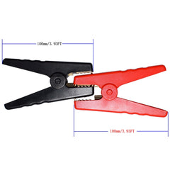 2pcs Car Emergency Start Power Supply Battery Ignition Clip with Pure Copper Crocodile Clip