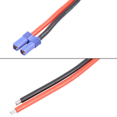 EC5 Female Connector Cable Car Power Emergency Start Silicone Soft Cable, Female Plug