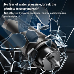 MOMAX CR11E 1-Move Portable 2 in 1 Car Seat Belt Cutter Emergency Safety Hammer