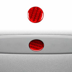 For Tesla Model 3 2023- Carbon Fiber Car Emergency Light Button Decorative Sticker, For Tesla Model 3 2023- Car Emergency Light Button