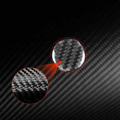 For Tesla Model 3 2023- Carbon Fiber Car Emergency Light Button Decorative Sticker, For Tesla Model 3 2023- Car Emergency Light Button