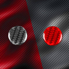 For Tesla Model 3 2023- Carbon Fiber Car Emergency Light Button Decorative Sticker, For Tesla Model 3 2023- Car Emergency Light Button