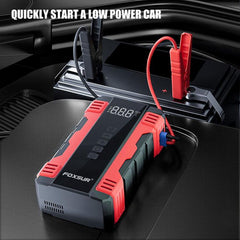 FOXSUR Car Emergency Starter Power Supply Multi-function Portable Car Air Pump