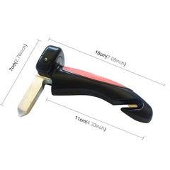 Car Cane Handle Portable Mobility Aid Flashlight Belt Cutter Glass Breaker Emergency Escape Tools