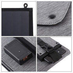 HAWEEL 14W Ultrathin Foldable Solar Panel Charger with 5V / 2.2A USB Port, Support QC3.0 and AFC, Ultrathin 14W 4-Fold