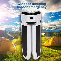 Multifunctional USB Charging 60 LED Trefoil Camping Lamp Outdoor Tent Portable Lamp Flashlight Emergency Light Bulb Light, Style: Magnet, Style: Magnet