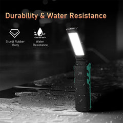 ES106 IP44 Waterproof COB Work Light USB Rechargeable Emergency Flashlight