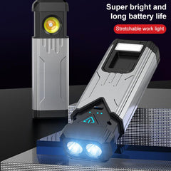 KXK-886 IP44 Waterproof Work Light 3 Color Temperature COB Emergency Flashlight