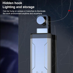 KXK-886 IP44 Waterproof Work Light 3 Color Temperature COB Emergency Flashlight