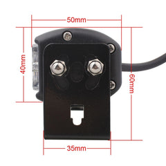 2 PCS  6 inch 6 LED 2 x 18W Car Flash Warning Light Red + Blue Change White Waterproof Emergency Light, DC 12V, Light Red + Blue Change White