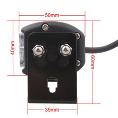 2 PCS  6 inch 6 LED 2 x 18W Car Flash Warning Light Yellow Change White Waterproof Emergency Light, DC 12V, Yellow Change White