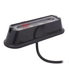 12W 720LM 4-LED 18 Flash Patterns Car Strobe Emergency Warning Light Lamp, DC 12V, 4-LED Yellow Light