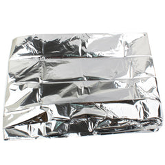 Compact Lightweight Aluminized Windproof Emergency Blanket (Size: 130x210cm), 130x210cm
