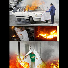 Emergency Survival Fire Blanket Shelter Safety Protector Extinguishers Tent, Size: 1*1m, Size: 1x1m