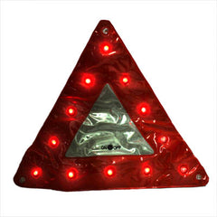15 LED Triangle Emergency Car Warning Safety Traffic Sign Red, YFY:3636