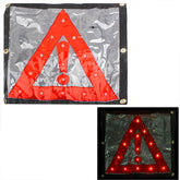 15LED Triangle Emergency Car Warning Safety Traffic Sign Red, YFY:5252