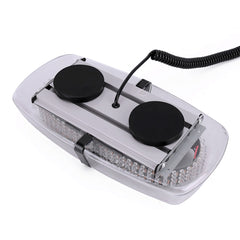 25W 240 LED Vehicle Roof Top Emergency Hazard Warning Strobe Light, Yellow and White Light, YL-112A Yellow + White Light